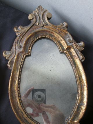 Antique 18th Century 1700 ' s gold gilt wood ornate ITALIAN wood mirrors 6