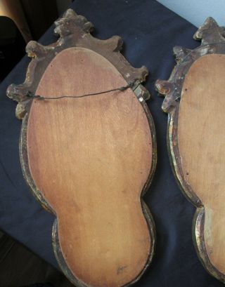 Antique 18th Century 1700 ' s gold gilt wood ornate ITALIAN wood mirrors 8