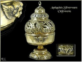 Antique Italian Silver & Vermeil Incense Burner - Prob.  17/18th.  c 11