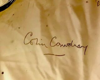 Fremlins Brewery Silver Salver With The Signature Of Colin Cowdrey 3