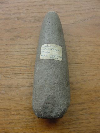 OLD NATIVE AMERICAN INDIAN STONE PESTLE ARTIFACT CLEARWATER RIVER IDAHO 3