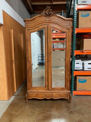 Antique French Louis XV Style Armoire/Wardrobe/Bookcase 94 