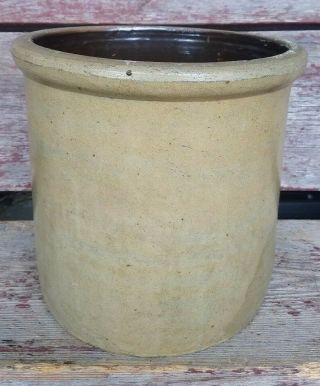 Antique 2 Gallon Bee Sting Design Pottery Crock 4