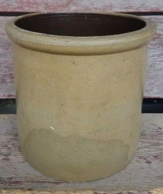 Antique 2 Gallon Bee Sting Design Pottery Crock 5