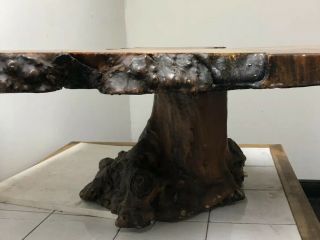 “An Star Dust” 18001 Burl wood coffee table by Burlwood Co,  Redding CA 5
