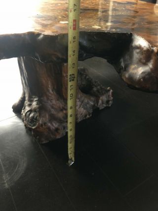 “An Star Dust” 18001 Burl wood coffee table by Burlwood Co,  Redding CA 7