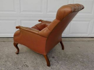 Carl Forslund Rip Van Lee tufted leather chair chesterfield Leopold style 2