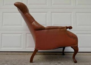 Carl Forslund Rip Van Lee tufted leather chair chesterfield Leopold style 4