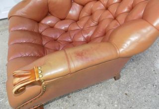 Carl Forslund Rip Van Lee tufted leather chair chesterfield Leopold style 7