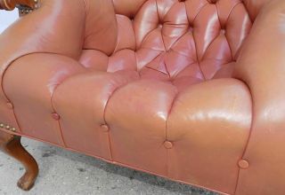 Carl Forslund Rip Van Lee tufted leather chair chesterfield Leopold style 9