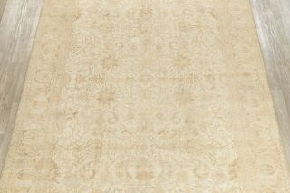 Traditional Distressed Oriental Area Rug Wool Floral Hand - Knotted Carpet 10 x 12 5