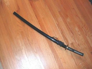 H12 Japanese Samurai Sword: Koto Nagamitsu Katana In Koshirae 70.  3 Cm