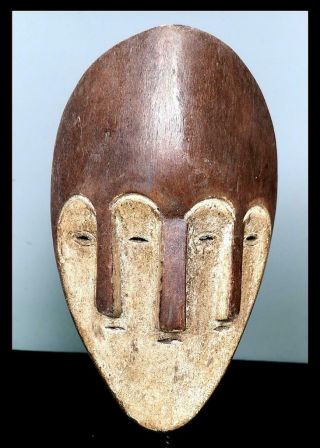 Old Tribal Lengola Mask - - Congo Bn 24