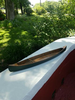 Old Wooden Canoe Decoration