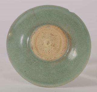 Very Fine China Chinese Green Shallow Pottery Bowl Song - Yuan ca.  10 - 13th c. 4