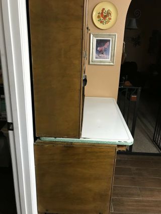 Antique Hoosier Cabinet With Flour Sifter And Sugar Bin LOCAL 10