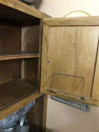 Antique Hoosier Cabinet With Flour Sifter And Sugar Bin LOCAL 9