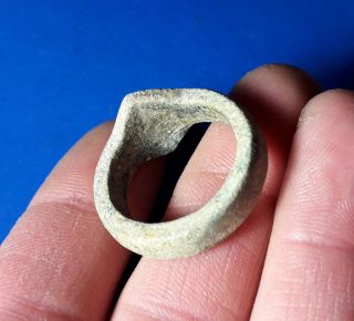 Ancient Bronze Ring 9th to the mid - 13th century.  Ring Great Very Rare 3