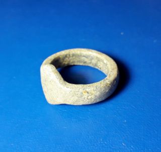 Ancient Bronze Ring 9th to the mid - 13th century.  Ring Great Very Rare 4