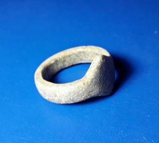 Ancient Bronze Ring 9th to the mid - 13th century.  Ring Great Very Rare 7