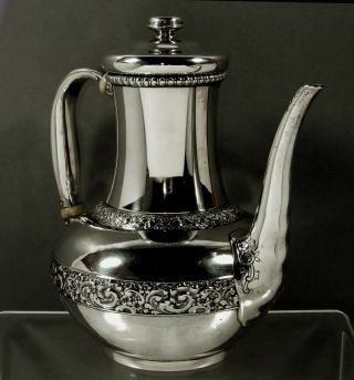 Tiffany Sterling Coffee Pot C1881 Persian Manner - No Mono