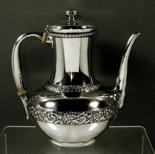 Tiffany Sterling Coffee Pot c1881 Persian Manner - No Mono 2
