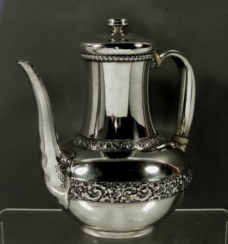 Tiffany Sterling Coffee Pot c1881 Persian Manner - No Mono 3