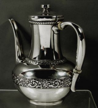 Tiffany Sterling Coffee Pot c1881 Persian Manner - No Mono 4