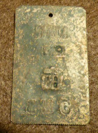 Old Hudson ' s Bay Company 5 Made Beavers Tag 1841 Copper Fur Trade 2