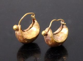 Roman Gold Earrings (l132)