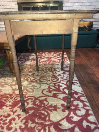 Vintage Wooden Sewing Crafting Table Made by Paris Mfg.  Co. 6