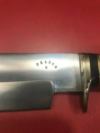 Enedino DeLeon Custom Knife and Unusal Design by Great Texas Knife Maker 2
