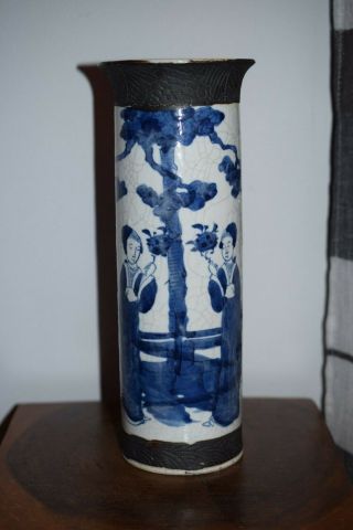 Antique Large Chinese Crackle Glaze Vase - 19th