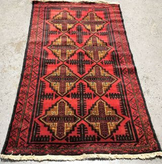 Vintage Oriental Qashghai Rug 3 