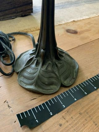 antique lamp vintage table desk 1920s bronze art nouveau deco france french 2