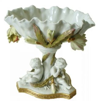 Moore Brothers Type Porcelain Compote 3