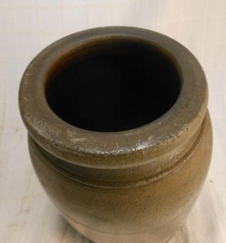 Antique Stoneware Jar Cobalt Decorated 