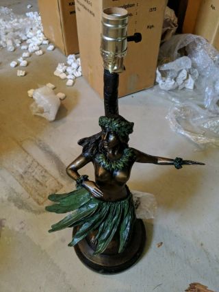 Bronze Hula Lamp Sculpture by Charles Moore 3