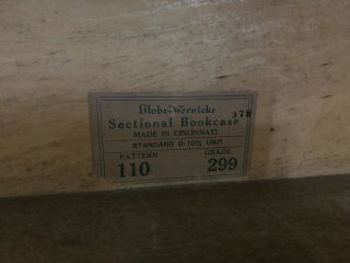 Globe - Wernicke Barrister Bookcase 5 Stack 299 w/ Glass - all 4