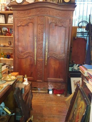 French Country Armoire Wardrobe Closet