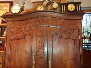 French Country Armoire Wardrobe Closet 9