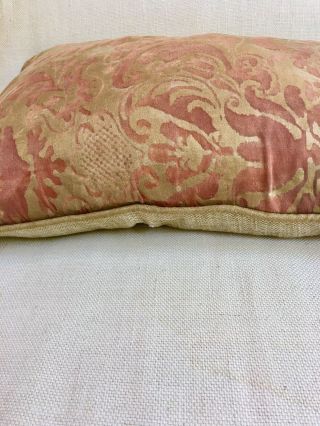FORTUNY Raspberry/Red Custom Down Pillow Italy 6