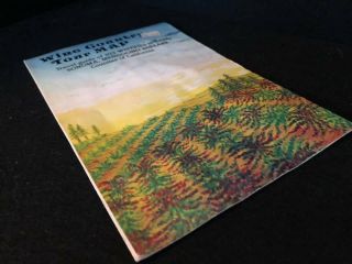 vintage 1983 Ron Morales Wine Country Tour Map Napa Sonoma poster travel guide 3