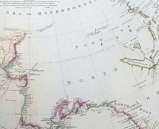 1794 W.  Faden Large Rare Antique Map NW America.  Alaska,  Canada,  Bering Straits 3