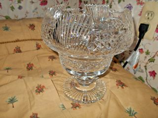 Rare Waterford Crystal Footed Centerpiece Bowl Prestige Coll.  Jumbo Size Lovely