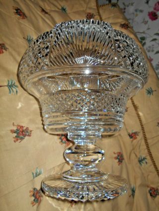 Rare Waterford Crystal Footed Centerpiece Bowl Prestige Coll.  Jumbo Size Lovely 3