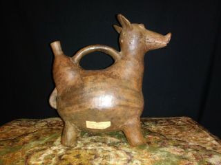 Large pre columbian mayan pottery authentic. 3