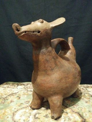 Large pre columbian mayan pottery authentic. 8