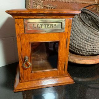 C.  1900 Army & Navy C.  S.  L.  Oak Post Letter Box England Military Officer Store Csl