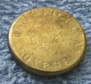 1843 Full Sovereign Weight Gold Lustre Old Victorian Royal Lion Crown Coin 2